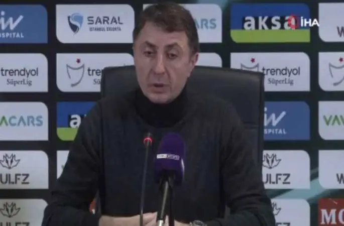 Şota Arveladze: "Maçın içinde kalamadık, enerjisiz ve yavaştık"