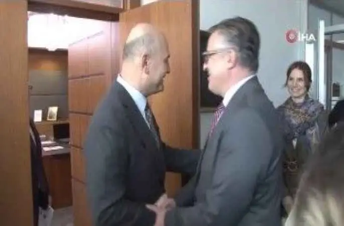 İçişleri Komisyonu Başkanı Soylu, Romanya Büyükelçisi Tinca ile görüştü