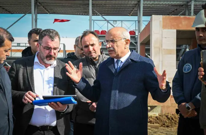 Spor Köyü atletizm pisti inşaatına başlandı
