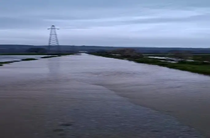 Susurluk Çayı’nda sular yükseldi
