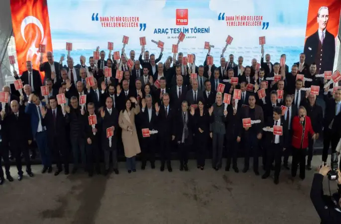 TBB’den 88 belediyeye 90 hizmet aracı desteği
