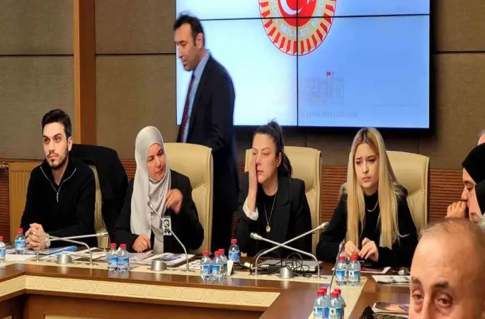 TBMM Suça Sürüklenen Çocuklara İlişkin Araştırma Komisyonu mağdur aileleri dinledi
