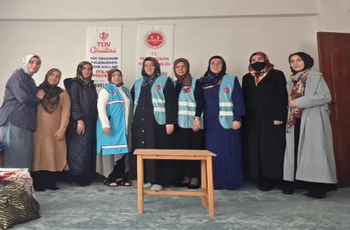 TDV Erzurum Kadın Kolları Ramazan’da aralıksız çalıştı
