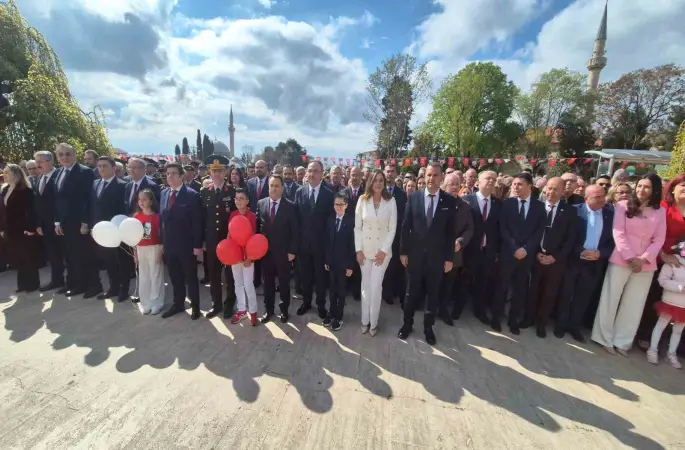 Tekirdağ’da 23 Nisan töreni
