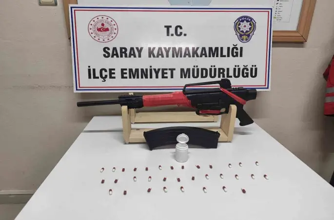 Tekirdağ’da uyuşturucu ve silah operasyonu: 4 gözaltı
