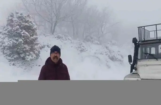 Tekirdağ’da yüksek kesimler beyaza büründü
