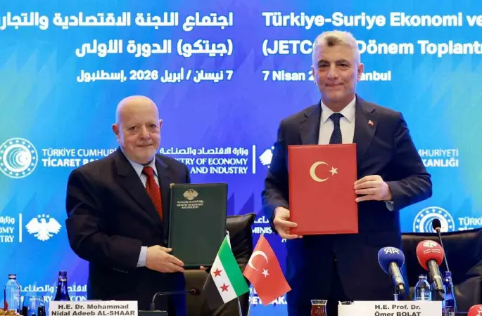 Ticaret Bakanı Bolat: "Suriye ile ikili ticarette hedef 10 milyar dolar"
