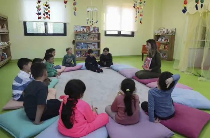 Toroslar Çocuk Kampüsünde masal ve drama ile gelişim destekleniyor
