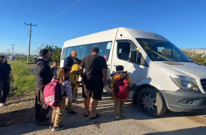 Traktör kasalarında eğitim yolculuğunda mutlu son
