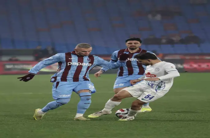 Trendyol Süper Lig: Trabzonspor: 1 - Çaykur Rizespor: 0 (Maç sonucu)
