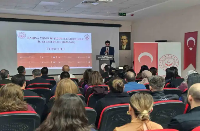 Tunceli’de kadına yönelik şiddetle mücadelede yerel yol haritası belirlendi
