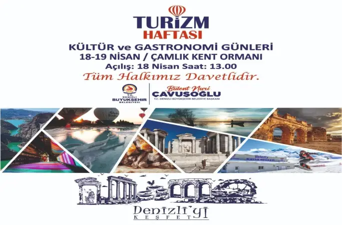 Turizm Haftası Kültür ve Gastronomi Günleri başlıyor
