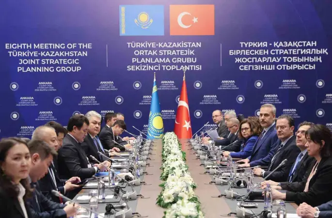 Türkiye-Kazakistan Ortak Stratejik Planlama Grubu 8. Toplantısı başladı
