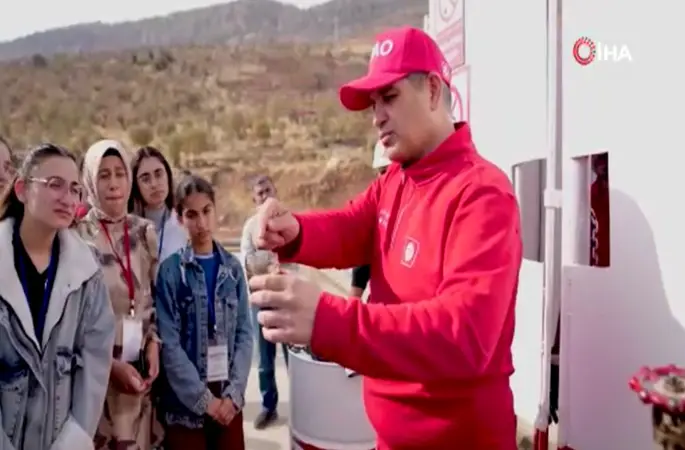 Türkiye’nin dört bir yanından gelen öğrenciler Gabar'ı ziyaret etti