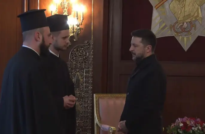 Ukrayna Devlet Başkanı Zelenskiy’den Rum Patrikhanesi’ne ziyaret
