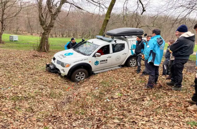 UMKE personellerine zorlu arazi eğitimi
