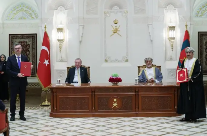 Umman'la 16 belge imzalandı