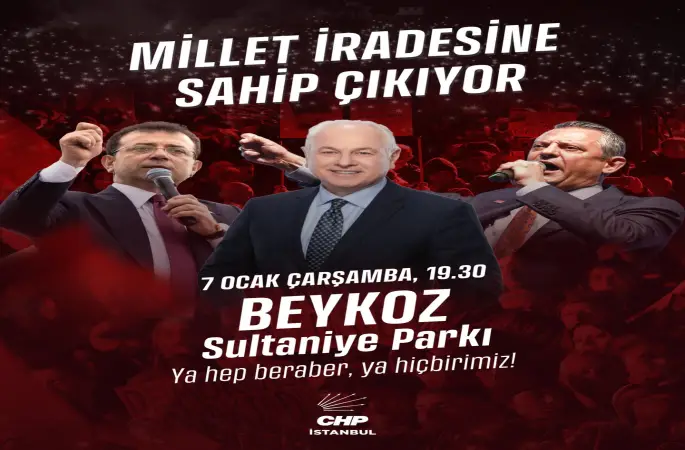 UMUT BEYKOZ’DA: CHP YILIN İLK EYLEMİNİ SULTANİYE PARKI’NDA GERÇEKLEŞTİRİYOR
