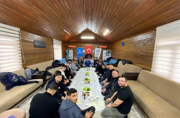 Üniversite öğrencileriyle Ramazan öncesi anlamlı buluşma
