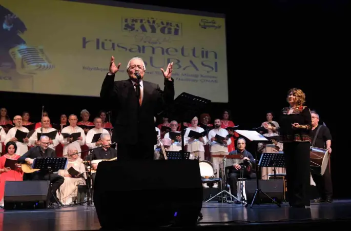 Ustalara Saygı Gecesi’ne usta sanatçı Hüsamettin Subaşı sahne aldı
