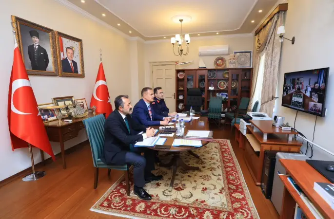 Vali Akbıyık, İçişleri Bakanlığı "Güvenlik" toplantısına katıldı
