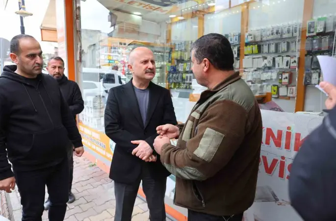 Vali Varol’dan esnafa ziyaret
