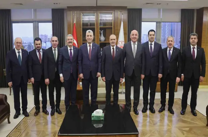 Van TSO heyeti Ticaret Bakanı ile görüştü
