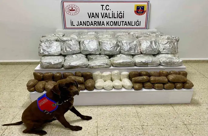 Van’da 78 kilo uyuşturucu ele geçirildi
