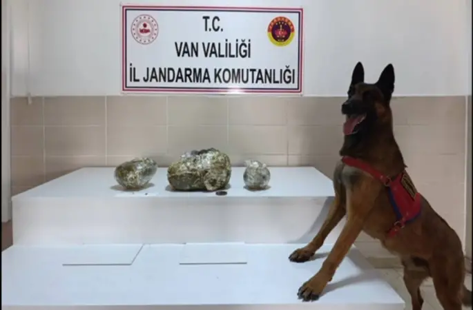 Van’da bir ayda 224 kilo uyuşturucu ele geçirildi
