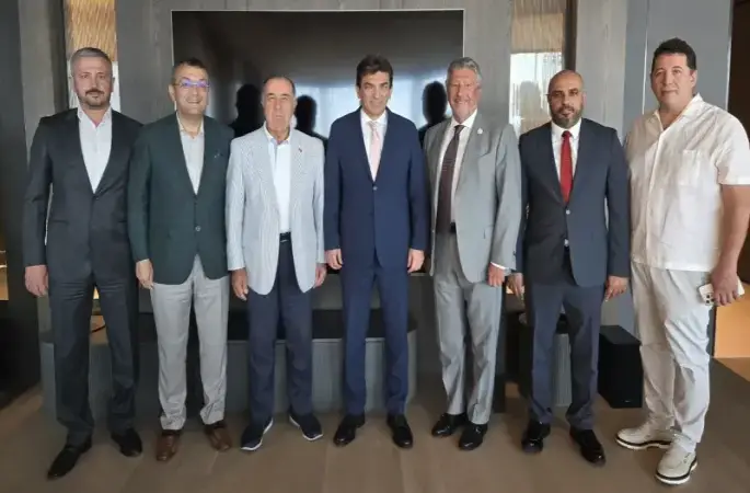 Türk Dünyası İş İnsanları Derneği'nden Murat Yalçıntaş'a ziyaret