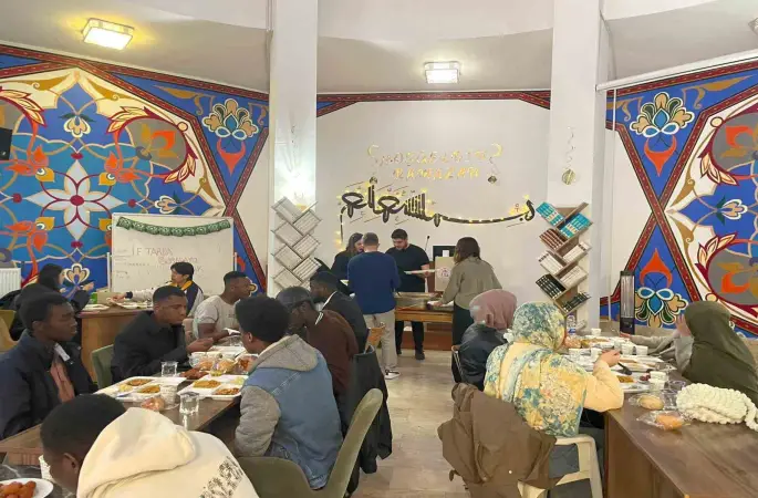 Yabancı uyruklu Müslüman öğrenciler için iftar programı düzenlendi
