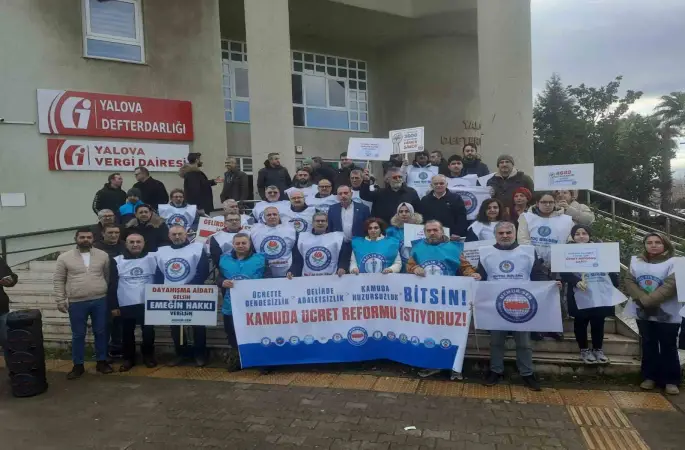 Yalova’da kamuda ücret eşitsizliğine dikkati çektiler
