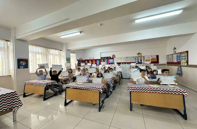 Yarıyıl tatili karne sevinciyle başladı
