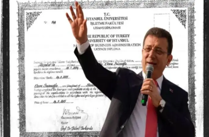 Ekrem İmamoğlu’nun ‘sahte diploma’ soruşturması tamamlandı: 8 yıl 9 aya kadar hapis talebi