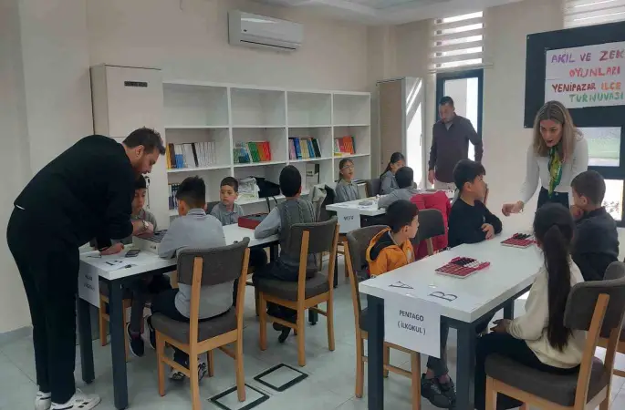 Yenipazar’da minik zihinler yarıştı, şampiyonlar belli oldu
