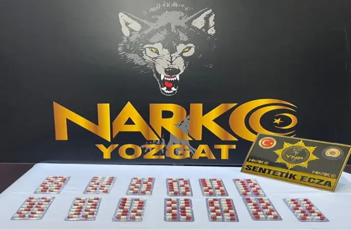 Yozgat’ta 182 adet uyuşturucu hap ele geçirildi
