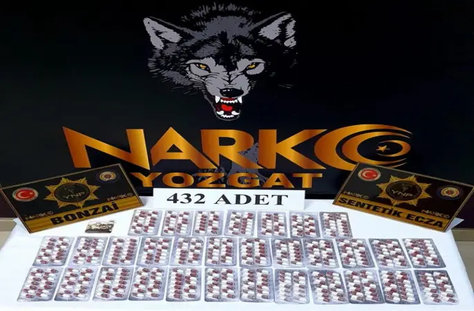 Yozgat’ta 432 adet sentetik ele geçirildi
