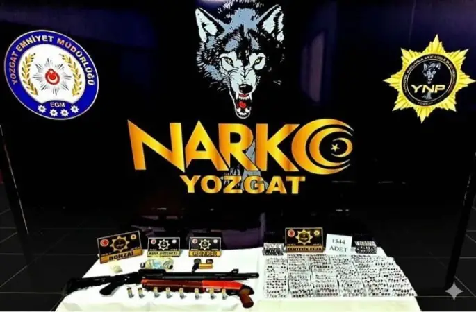 Yozgat’ta yüzlerce uyuşturucu hap ele geçirildi
