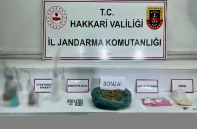 Yüksekova’da uyuşturucu operasyonu: 6 tutuklama
