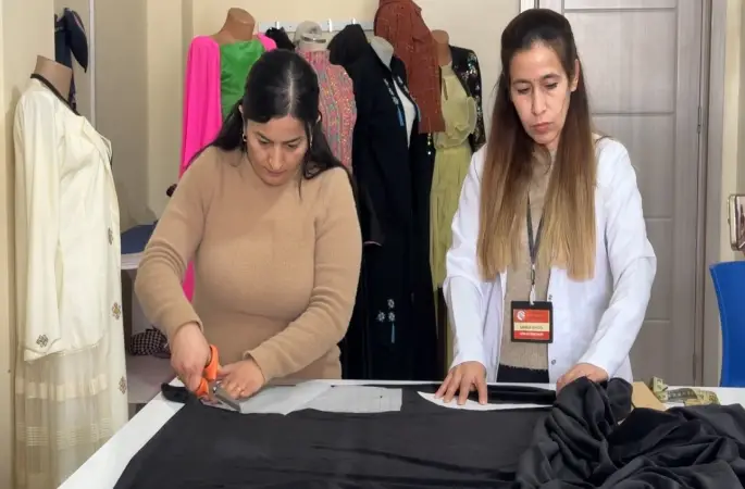 Yüksekovalı kadınlar hem meslek öğreniyor hem geleceğe hazırlanıyor
