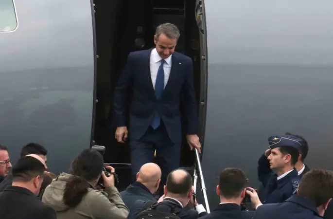 Yunanistan Başbakanı Miçotakis, Cumhurbaşkanı Erdoğan ile görüşmek üzere Ankara’da
